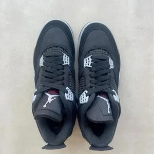 Air Jordan 4 Black Canvas - EU42/US8.5(M) Amazon.com | Jordan Mens Air 4 DH7138 006 Black Canvas  main image 4